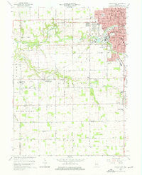 Kokomo West Indiana Historical topographic map, 1:24000 scale, 7.5 X 7.5 Minute, Year 1960