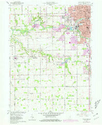 Kokomo West Indiana Historical topographic map, 1:24000 scale, 7.5 X 7.5 Minute, Year 1960