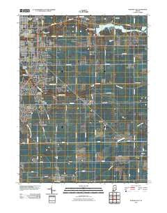 Kokomo East Indiana Historical topographic map, 1:24000 scale, 7.5 X 7.5 Minute, Year 2010