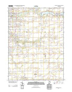 Kokomo East Indiana Historical topographic map, 1:24000 scale, 7.5 X 7.5 Minute, Year 2013