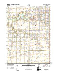 Kokomo West Indiana Historical topographic map, 1:24000 scale, 7.5 X 7.5 Minute, Year 2013