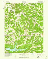 Koleen Indiana Historical topographic map, 1:24000 scale, 7.5 X 7.5 Minute, Year 1956