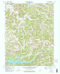 Koleen Indiana Historical topographic map, 1:24000 scale, 7.5 X 7.5 Minute, Year 1978