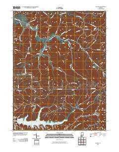Koleen Indiana Historical topographic map, 1:24000 scale, 7.5 X 7.5 Minute, Year 2010