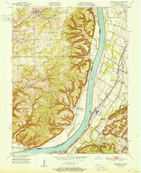 Kosmosdale Kentucky Historical topographic map, 1:24000 scale, 7.5 X 7.5 Minute, Year 1951