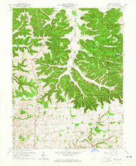 Kossuth Indiana Historical topographic map, 1:24000 scale, 7.5 X 7.5 Minute, Year 1963