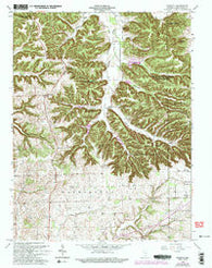 Kossuth Indiana Historical topographic map, 1:24000 scale, 7.5 X 7.5 Minute, Year 1963