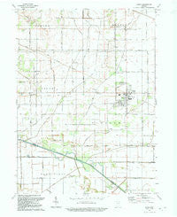 Kouts Indiana Historical topographic map, 1:24000 scale, 7.5 X 7.5 Minute, Year 1992