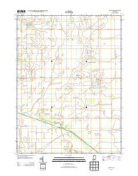 Kouts Indiana Historical topographic map, 1:24000 scale, 7.5 X 7.5 Minute, Year 2013
