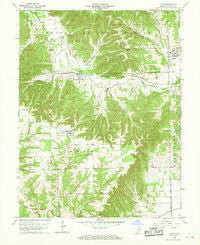 Kurtz Indiana Historical topographic map, 1:24000 scale, 7.5 X 7.5 Minute, Year 1959