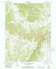 Kurtz Indiana Historical topographic map, 1:24000 scale, 7.5 X 7.5 Minute, Year 1959