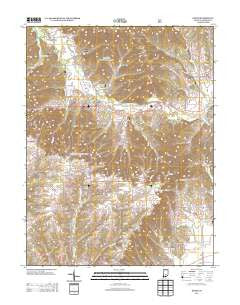 Kurtz Indiana Historical topographic map, 1:24000 scale, 7.5 X 7.5 Minute, Year 2013