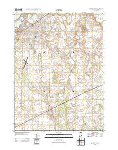 LaPorte East Indiana Historical topographic map, 1:24000 scale, 7.5 X 7.5 Minute, Year 2013