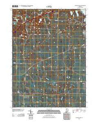 LaPorte West Indiana Historical topographic map, 1:24000 scale, 7.5 X 7.5 Minute, Year 2010