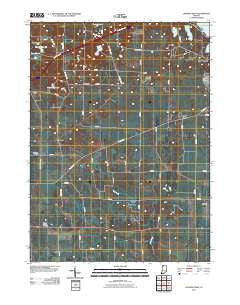 LaPorte West Indiana Historical topographic map, 1:24000 scale, 7.5 X 7.5 Minute, Year 2010
