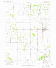 La Crosse Indiana Historical topographic map, 1:24000 scale, 7.5 X 7.5 Minute, Year 1958