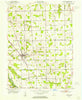 La Fontaine Indiana Historical topographic map, 1:24000 scale, 7.5 X 7.5 Minute, Year 1953
