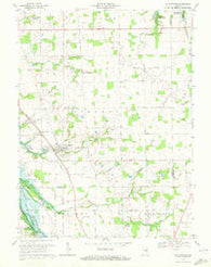 La Fontaine Indiana Historical topographic map, 1:24000 scale, 7.5 X 7.5 Minute, Year 1969