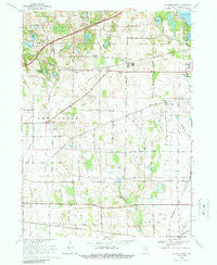 La Porte West Indiana Historical topographic map, 1:24000 scale, 7.5 X 7.5 Minute, Year 1969