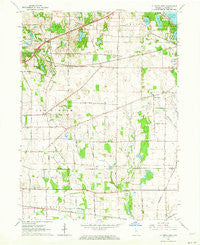 La Porte West Indiana Historical topographic map, 1:24000 scale, 7.5 X 7.5 Minute, Year 1961