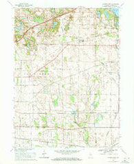 La Porte West Indiana Historical topographic map, 1:24000 scale, 7.5 X 7.5 Minute, Year 1969