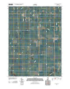 La Crosse Indiana Historical topographic map, 1:24000 scale, 7.5 X 7.5 Minute, Year 2010