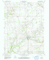 Ladoga Indiana Historical topographic map, 1:24000 scale, 7.5 X 7.5 Minute, Year 1958