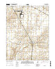 Ladoga Indiana Current topographic map, 1:24000 scale, 7.5 X 7.5 Minute, Year 2016