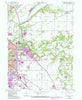 Lafayette East Indiana Historical topographic map, 1:24000 scale, 7.5 X 7.5 Minute, Year 1961