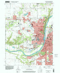 Lafayette West Indiana Historical topographic map, 1:24000 scale, 7.5 X 7.5 Minute, Year 1998