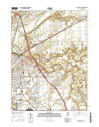 Lafayette East Indiana Current topographic map, 1:24000 scale, 7.5 X 7.5 Minute, Year 2016