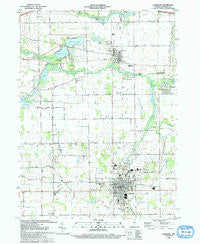 Lagrange Indiana Historical topographic map, 1:24000 scale, 7.5 X 7.5 Minute, Year 1993