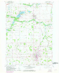 Lagrange Indiana Historical topographic map, 1:24000 scale, 7.5 X 7.5 Minute, Year 1960