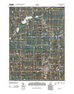 Lagrange Indiana Historical topographic map, 1:24000 scale, 7.5 X 7.5 Minute, Year 2010