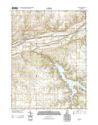 Lagro Indiana Historical topographic map, 1:24000 scale, 7.5 X 7.5 Minute, Year 2013