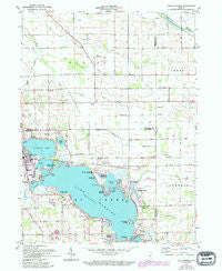 Lake Wawasee Indiana Historical topographic map, 1:24000 scale, 7.5 X 7.5 Minute, Year 1961