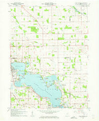 Lake Wawasee Indiana Historical topographic map, 1:24000 scale, 7.5 X 7.5 Minute, Year 1961