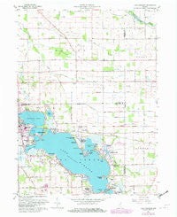 Lake Wawasee Indiana Historical topographic map, 1:24000 scale, 7.5 X 7.5 Minute, Year 1961
