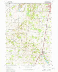 Lakeville Indiana Historical topographic map, 1:24000 scale, 7.5 X 7.5 Minute, Year 1974