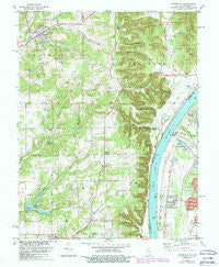 Lanesville Indiana Historical topographic map, 1:24000 scale, 7.5 X 7.5 Minute, Year 1985