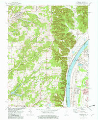 Lanesville Indiana Historical topographic map, 1:24000 scale, 7.5 X 7.5 Minute, Year 1982