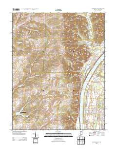 Lanesville Indiana Historical topographic map, 1:24000 scale, 7.5 X 7.5 Minute, Year 2013