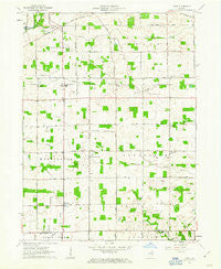 Laud Indiana Historical topographic map, 1:24000 scale, 7.5 X 7.5 Minute, Year 1961