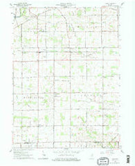 Laud Indiana Historical topographic map, 1:24000 scale, 7.5 X 7.5 Minute, Year 1961