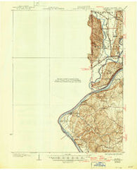 Lawrenceburg Indiana Historical topographic map, 1:62500 scale, 15 X 15 Minute, Year 1932