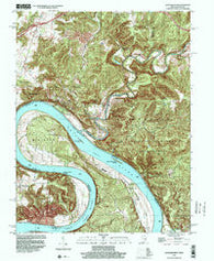 Leavenworth Indiana Historical topographic map, 1:24000 scale, 7.5 X 7.5 Minute, Year 1998