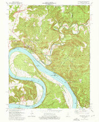 Leavenworth Indiana Historical topographic map, 1:24000 scale, 7.5 X 7.5 Minute, Year 1970
