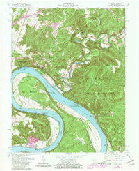 Leavenworth Indiana Historical topographic map, 1:24000 scale, 7.5 X 7.5 Minute, Year 1970