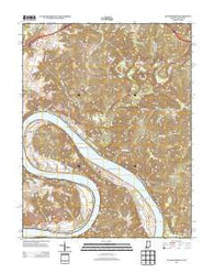 Leavenworth Indiana Historical topographic map, 1:24000 scale, 7.5 X 7.5 Minute, Year 2013