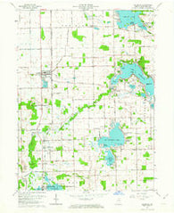 Leesburg Indiana Historical topographic map, 1:24000 scale, 7.5 X 7.5 Minute, Year 1962